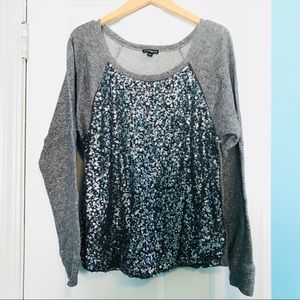 Comfy Express Sequin Sweater
